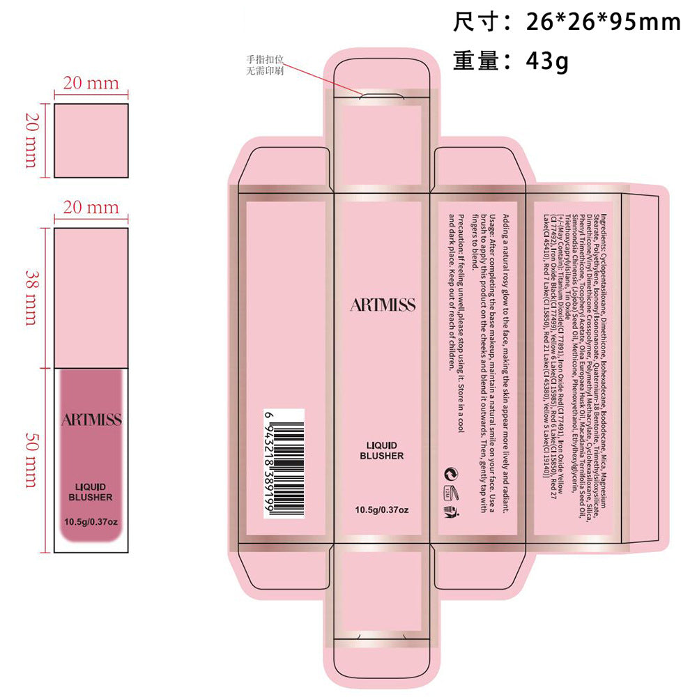 Blush Liquido ARTMISS